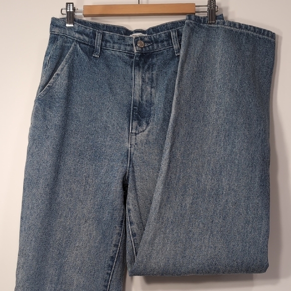 WeWoreWhat | Light Wash Blue Boyfriend Jeans High Waist Full Length Size 30 - Picture 1 of 9